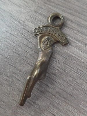 £15.99 • Buy Vintage Joan The Wad Queen Of The Pixies Brass Good Luck Charm Cornish Folklore