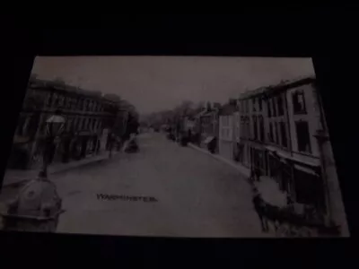 Street Scene Warminster Wiltshire Vintage Postcard 1915 • £2.50