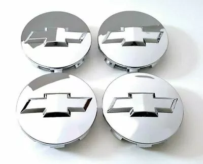 4pcs Chrome 83mm Chevy Wheel Center Hub Caps Cover 9596403 Emblem Badge Logo New • $19.98