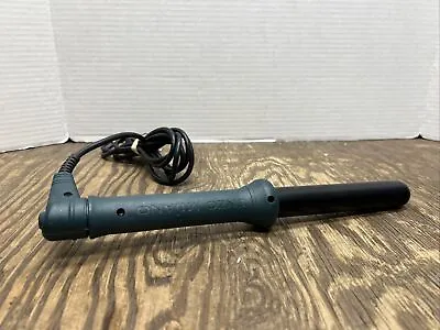 Enzo Milano 25mm Clipless Curling Iron Wand Black Green • $36