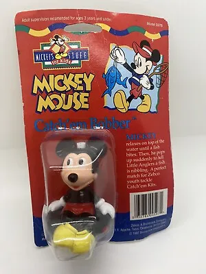 1997 Mickey Mouse Catch’em Bobber * Zebco Model #597B * Sealed Package * Red • $14.99