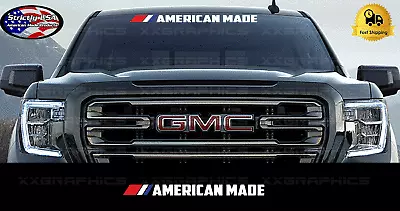 American Made USA Windshield Banner Decal Sticker Muscle For Car Truck SUV  • $13.99