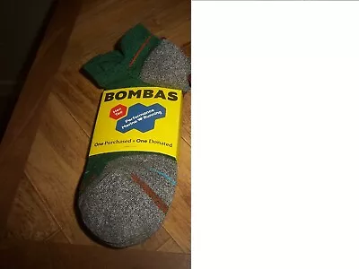 3 Pair Large Adult Unisex Bombas Merino Wool Hex Tec Ankle Socks - Nwt • $23
