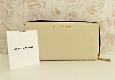 MARC JACOBS Textured Leather Zip-Around Clutch Wallet  NWT M0016995 MSRP $175 • $90