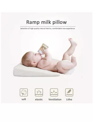 Baby Toddler Children Anti-reflux Wedge Pillow For Baby Colic Cot • £12