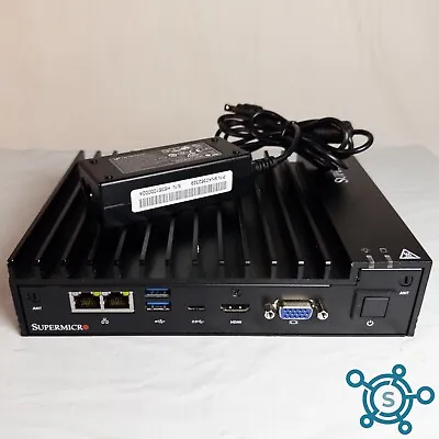 SuperMicro SYS-E100-9APP Fanless Server Firewall 4 Core 8GB RAM 256GB M.2 SSD • $225