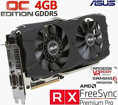 ASUS AMD Radeon R9 290X Double Dissipation Graphics Card 4GB 5400MHz 4K Capable! • £99.99