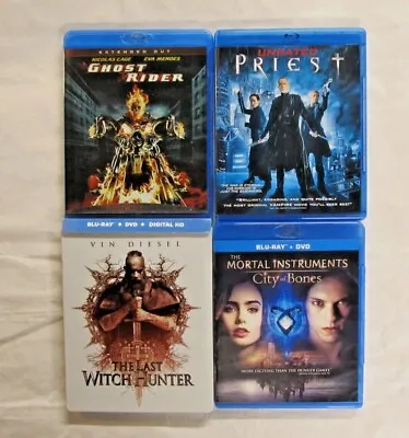 Sci-fi / Action Blu-ray Lot- Priest Unrated/ Mortal Instruments: City Of Bones • $18.95