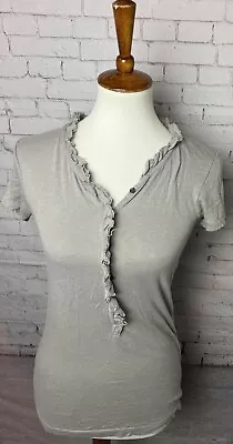 J Crew Painter Top Tee T-Shirt Women's Size Small Gray • $19.99