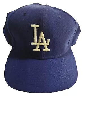 Vintage LA Dodgers Cap Hat Fitted 7-1/4 Sports Specialties  The Pro  100% Wool • $59.99