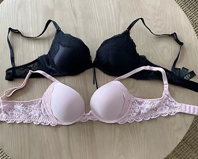 1 X Heidi Klum & 1 X Victoria’s Secret Push-up Bra Bundle Size 34B • $60