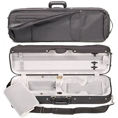 Bobelock 1017 Hill Style Oblong 4/4 Violin Case With Silver Velvet Interior • $337.45