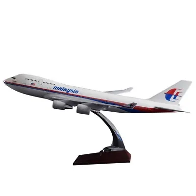 45cm Malaysia Malaysian Airways Airlines Metal Desk Aircraft Plane Model Gift • £54.99