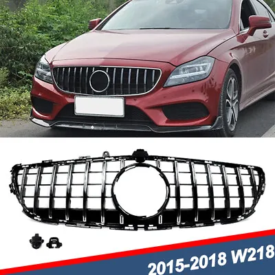 Front Bumper Hood Grille Grill For Mercedes Benz W218 CLS-Class CLS500 2015-2018 • $129.99