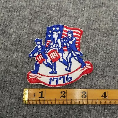 Vintage Bicentennial Patch 1776 American Flag Marching Drummers Band USA U8 • $7