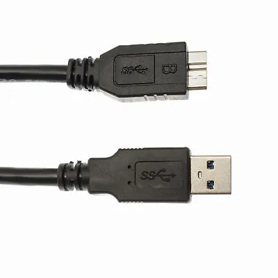 USB 3 Cable Compatible With  Samsung M3 1TB HX-M101TCB/G SLIMLINE Hard Drive • £5.99