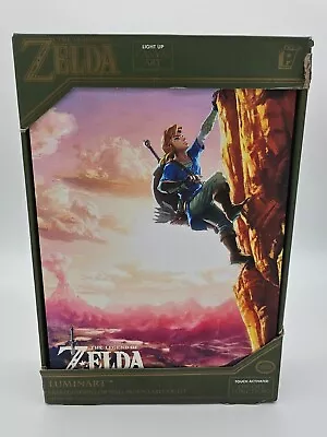 Legend Of Zelda Luminart Breath Of The Wild Canvas Wall Light Up Art Nintendo • $18.95