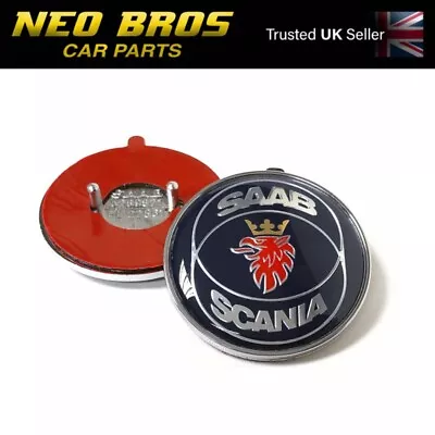 'Saab Scania' Front Bonnet Badge Emblem For Saab 900 NG900 9000 9-3 4522884 • $11.56