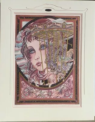 Melanie Taylor Kent Serigraph Signed Young Girl Romantic Fantasy Modern • $80