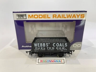 £10 • Buy Dapol 00 Gauge - B608 - 7 Plank Wagon - Webbs' Coals # 86 - New-Boxed