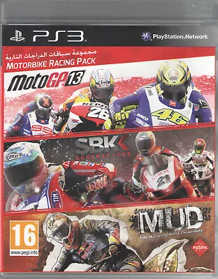 Motorbike Racing Triple Pack: MotoGP 13 SBK MUD For PlayStation 3 • $39.99