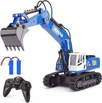 Remote Control Excavator Toys For Boys Rc Excavators Metal Shovel For Kids Age 4 • $86.99