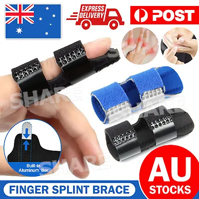 Finger Brace Splint Trigger Support Adjustable Seniors Joint Fix Pain Corrector • $4.65