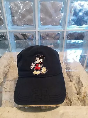 Disney Embroidered Mickey Mouse Hat Clean Adj Strapback Unisex Dad Ball Cap 28 • $15