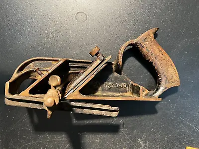 Vintage Stanley No. 78 Duplex Rabbet Plane With Fence And Stop PAT’D 6-7-10 • $66.36