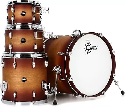 Gretsch Drums Renown 4-piece Shell Pack With 20  Kick - Satin Tobacco Burst • $1799