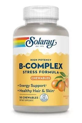 Solaray B-Complex Chewable (Orange) 50 Chewable • $19.89