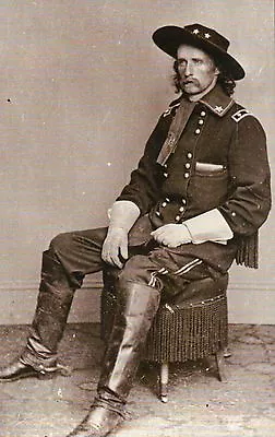General George Armstrong Custer United States Federal Army -- Civil War Postcard • $1.99
