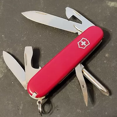 Victorinox Knife Made In Switzerland Swiss Army Sak TINKER Red Multi Tool 91MM • $16.99