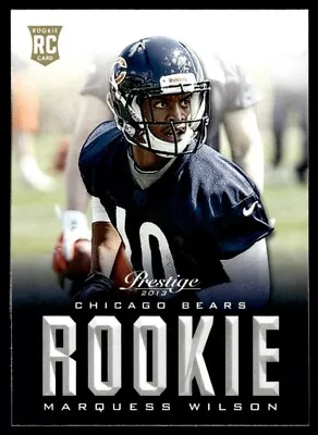 2013 Panini Prestige Marquess Wilson Rookie Chicago Bears #265 • $1.75