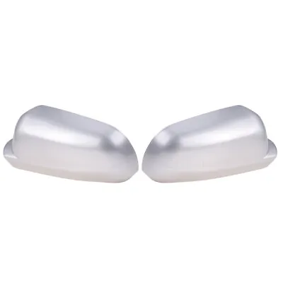 2x Left + Right Side Silver Rearview Mirror Cover Cap For VW Golf Jetta MK4 • $28.99