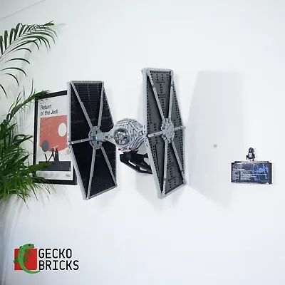 Gecko Bricks Wall Mount For The Lego Star Wars UCS Tie Fighter 75095 • $48.60