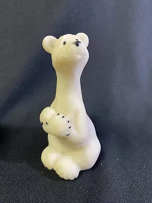 QUARRY CRITTERS Second Nature Design PACIFICO Polar Bear Figurine 45714 🐻‍❄️ • $10