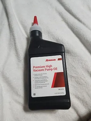 $11 • Buy Robinair Premium High Vacuum Pump Oil PN13203 1 Quart 