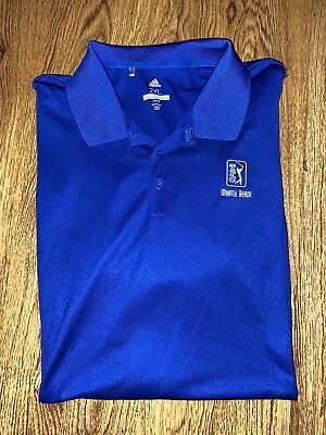 Adidas Golf Mens TPC Myrtle Beach Blue Polo Shirt 2XL • $17.99