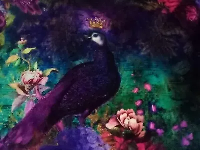 £15 • Buy Peacock Purple /green Cushion Covers