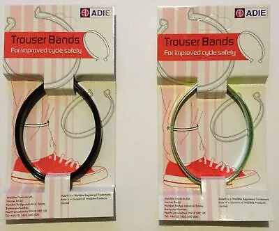 Bike-Cycle-Bicycle Adie Weldtite Metal Trouser Clips-Bands • £4.50