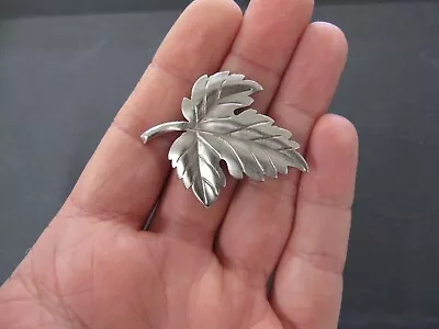 Tiffany & Co. Sterling Silver Maple Leaf Brooch/Pin -Vintage & Retired • $72