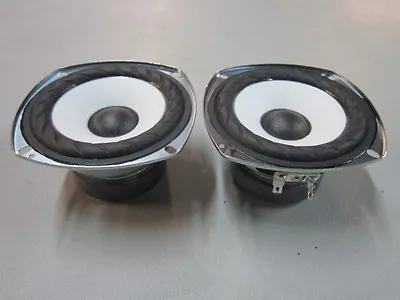 NEW (2) SONY 4  Woofer Speakers.Replacement Pair.22 Ohm.four Inch Pin Cushion. • $45