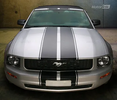 2005-2009 Ford MUSTANG Convertible Double Rally Stripes Racing Sport Decals • $119