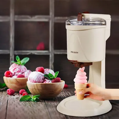 Electric Ice Cream Maker Auto Mini Household Fruit Kitchen Machine Kids DIY 220V • $179.99