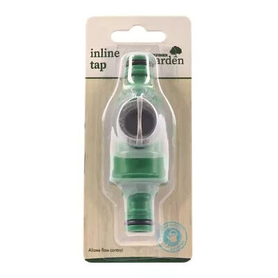 Inline Hose Tap Connector Garden Hose Shut Off Ball Valve Frost Resistant • £6.29