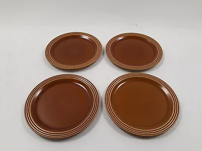 4 X Vintage Hornsea Saffron Dinner Plates Pottery - Large 22cm - Made In England • £1.99