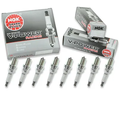 8 Pc NGK 5820 R5671A-10 V-Power Racing Spark Plugs For W2CC W2C0 W2C S40XL Nv • $39.21