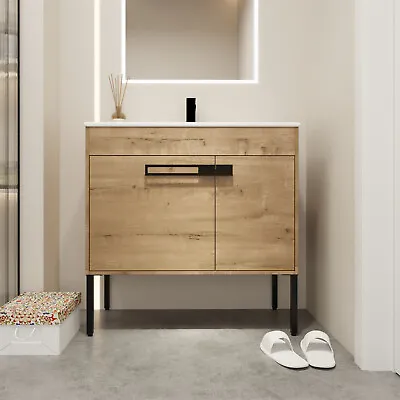 24  30  36  Bathroom Vanity Cabinet Freestanding Or Floating With Vessel Sink • $432