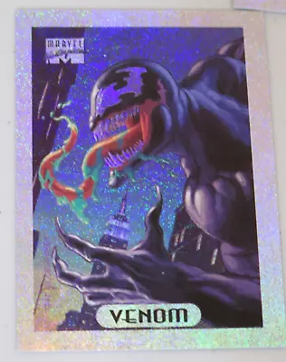 1994 Marvel Masterpieces Silver Holofoil 9 Venom Chase Insert Skybox • $5.99